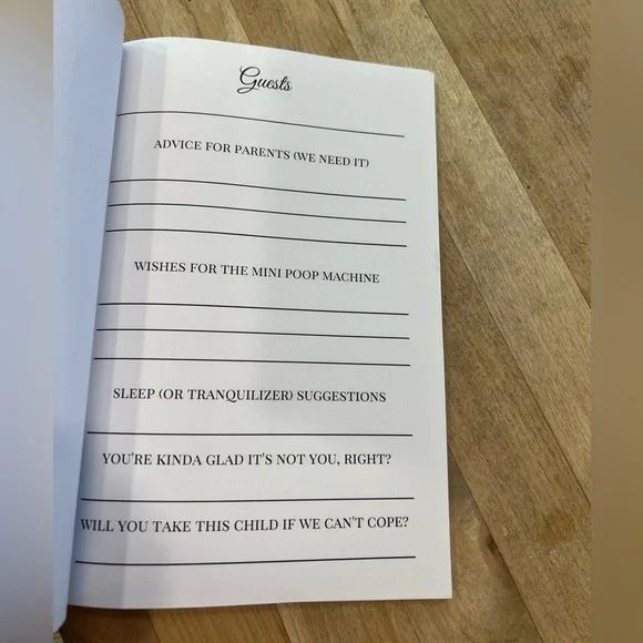 🆕 👼🏻 Baby Guest Book 👼🏻 - Picture 2 of 2